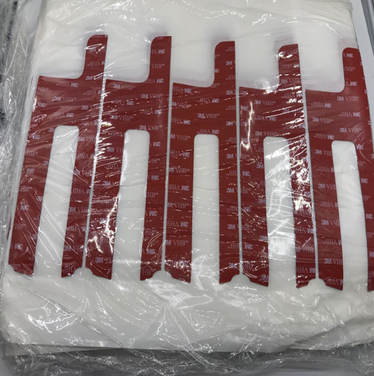 5952VHB亞克力1.1mm厚雙面膠 泡棉雙面膠黑色耐高溫膠模切加工